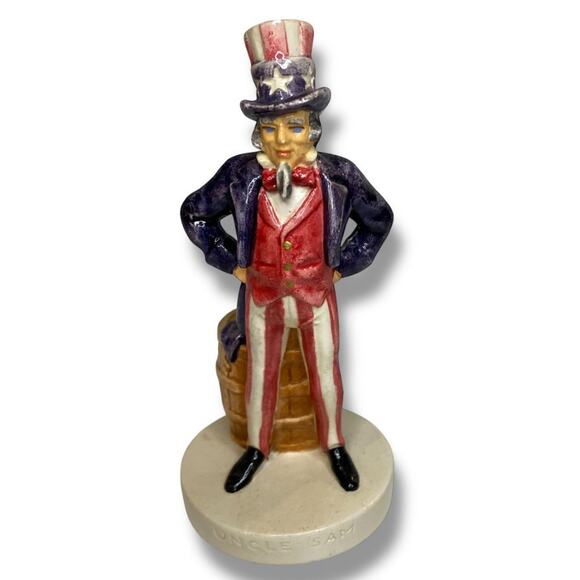 Sebastian Miniatures 6206 Uncle Sam Vintage Figurine 4 Inch High - Picture 1 of 11